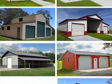 Steel structure garage